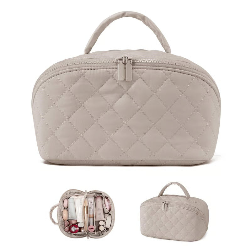 Chic Puffer Makeup Organizer