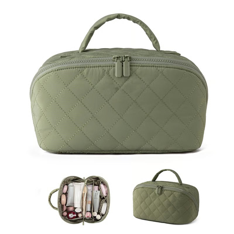 Chic Puffer Makeup Organizer