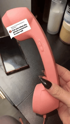 Klassischer Retro-Telefonhörer