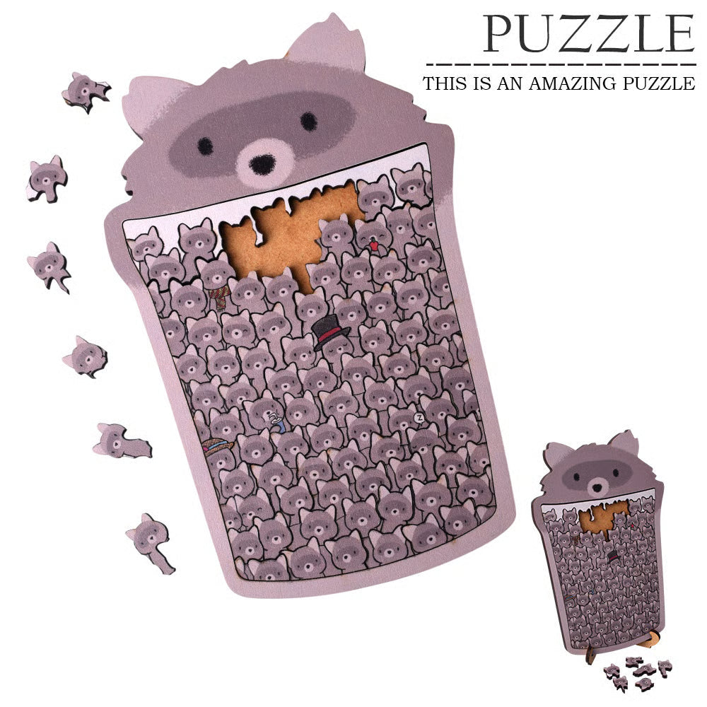 Charming Cat Puzzle Art