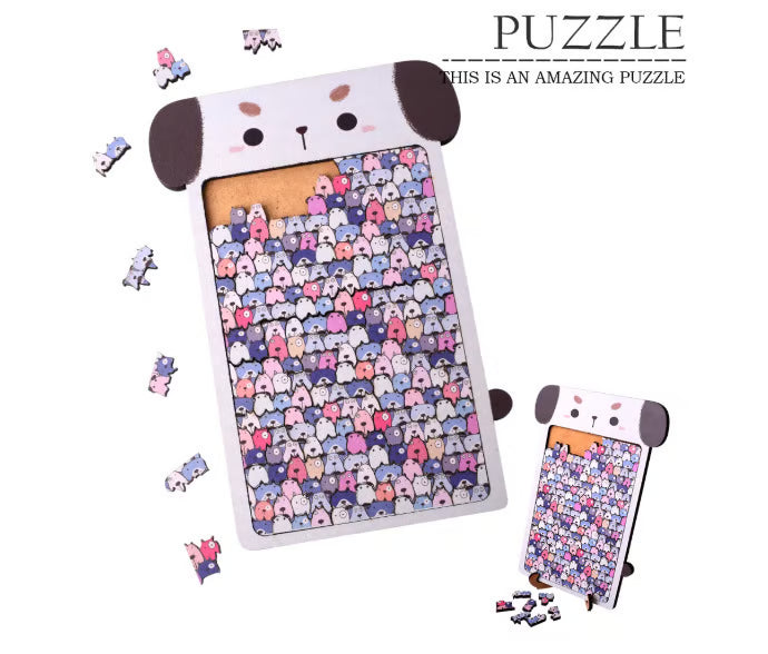 Charming Cat Puzzle Art