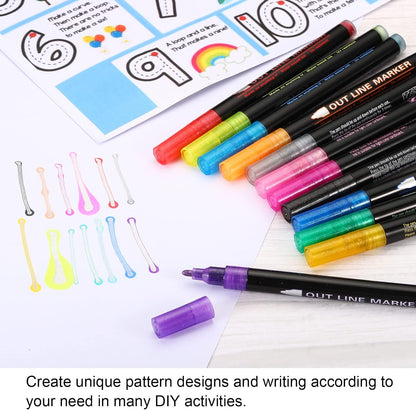 Magical Metallic Art Pens 12 pcs