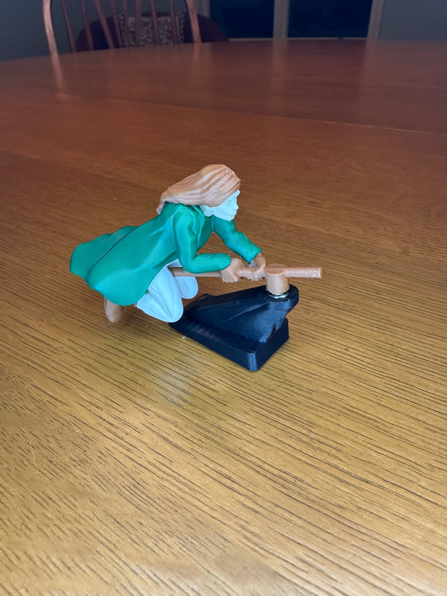 Flying Broomstick Dashboard Spin Ornament