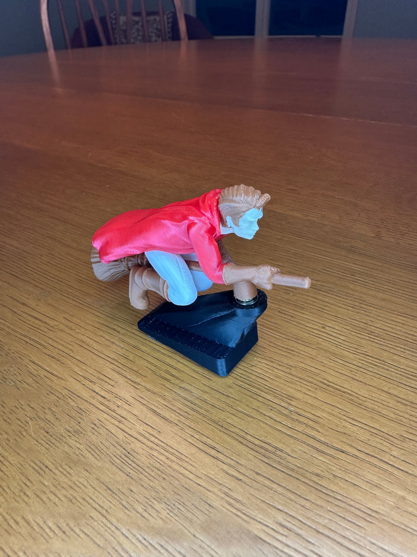 Flying Broomstick Dashboard Spin Ornament