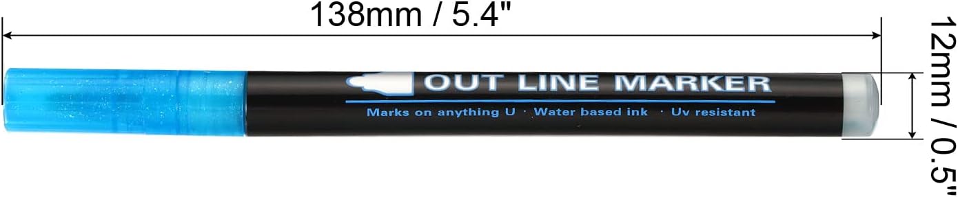 Magical Metallic Art Pens 12 pcs