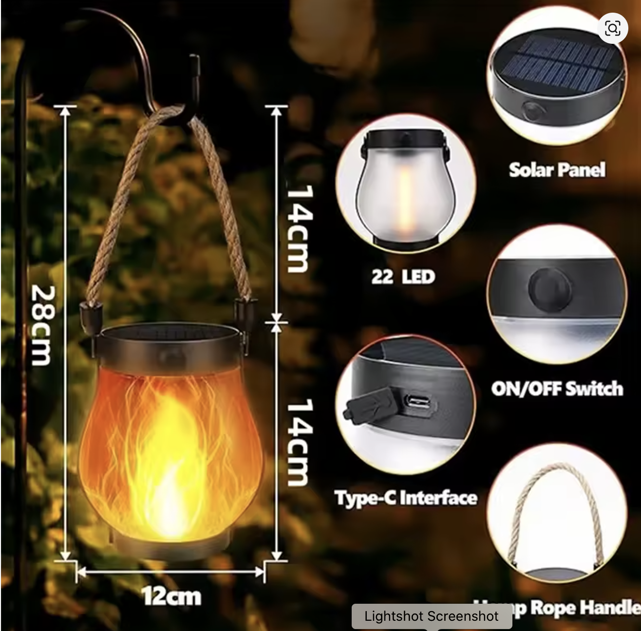 Magic Glow Solar Lantern