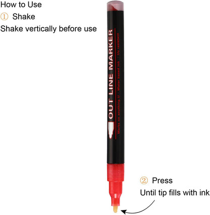 Magical Metallic Art Pens 12 pcs