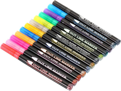 Magical Metallic Art Pens 12 pcs
